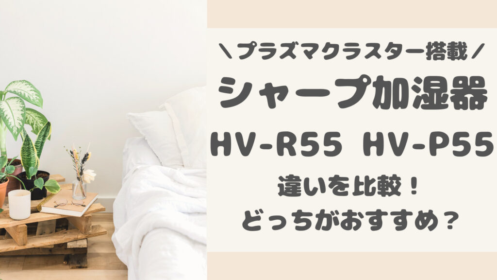 HV-R55とHV-P55の違いを比較
