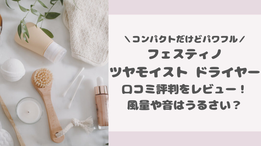 フェスティノドライヤーの口コミ評判をレビュー