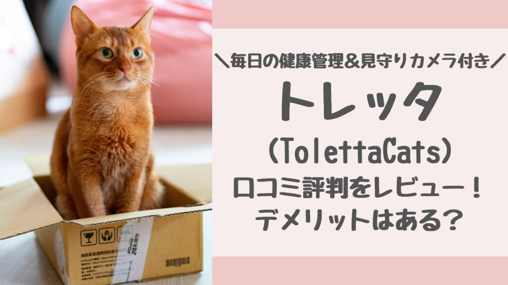 トレッタ(TolettaCats)猫スマートトイレの口コミ評判をレビュー